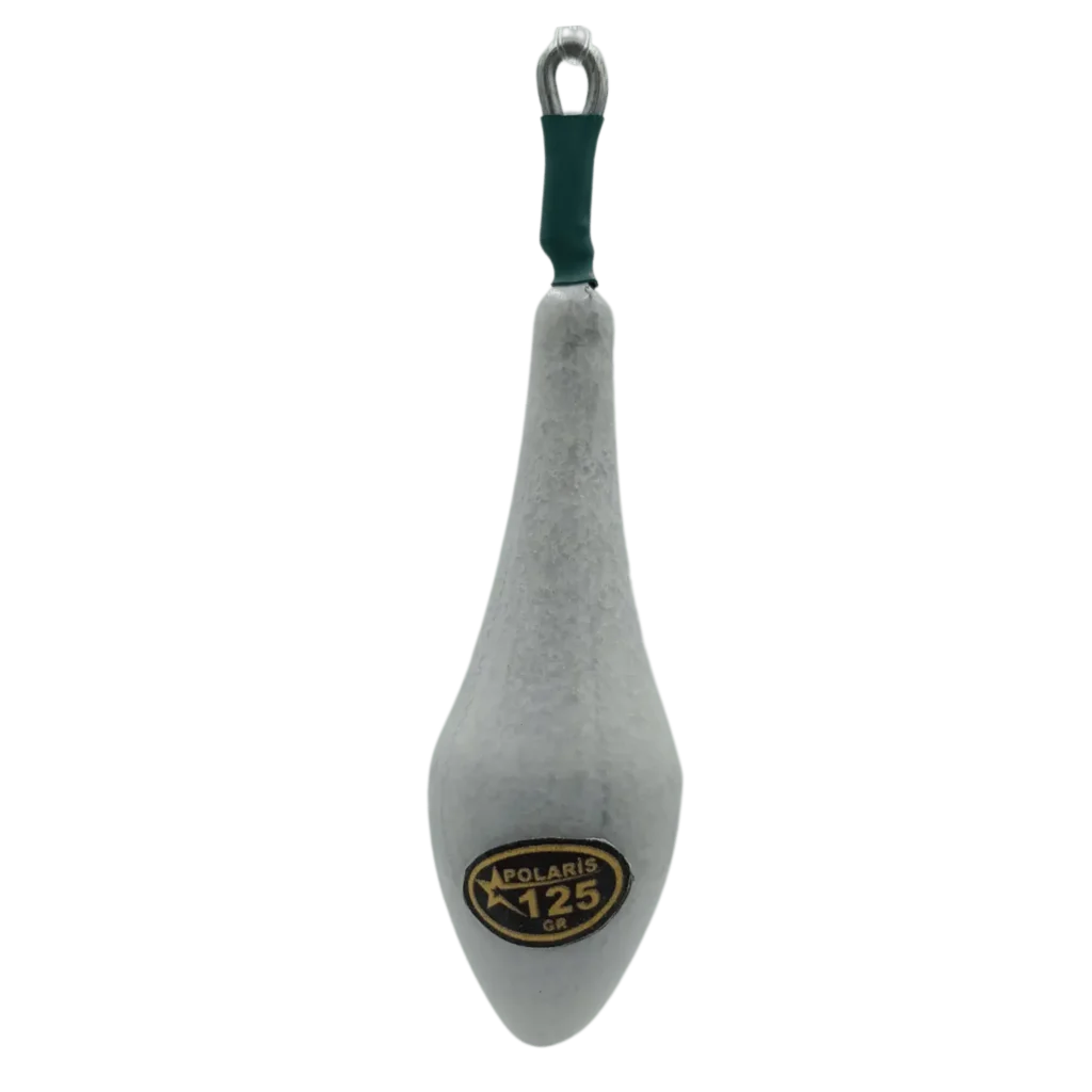 125 gr Polaris klasik fosforlu surf kurşun, balıkçılar için vazgeçilmez ürün.