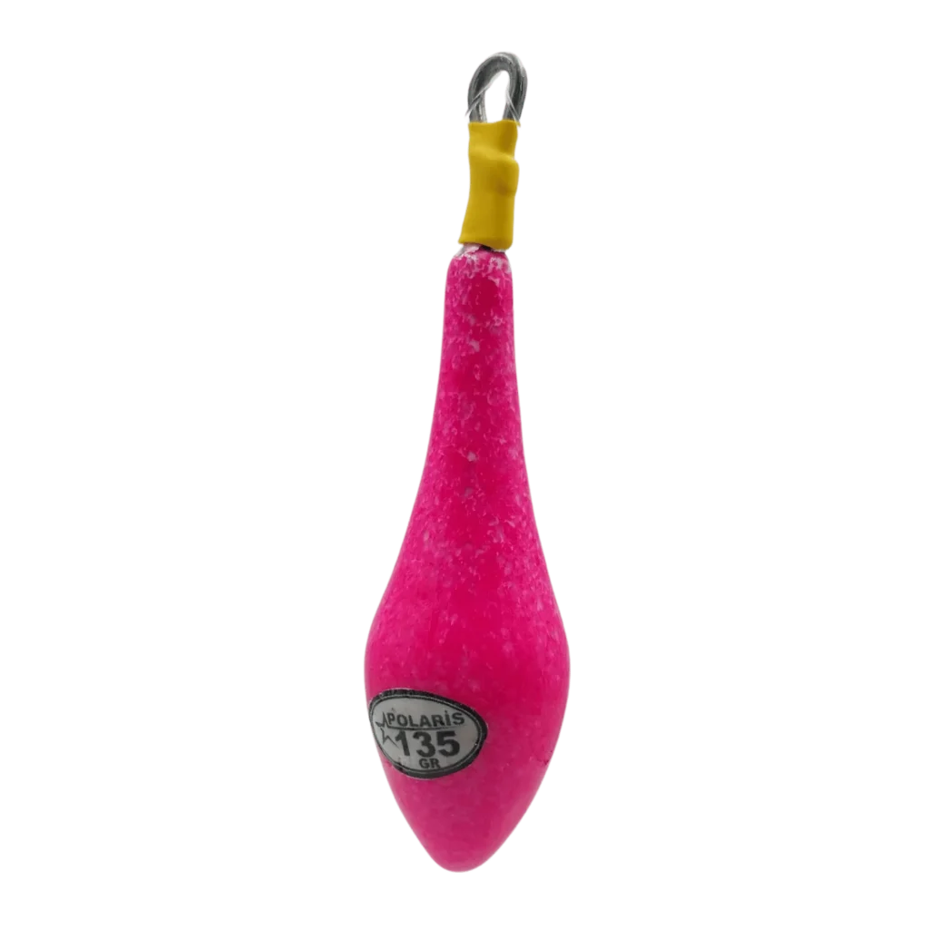 135 gr polaris klasik renkli surf kurşun, balıkçılar için en iyi performanslı ürün.