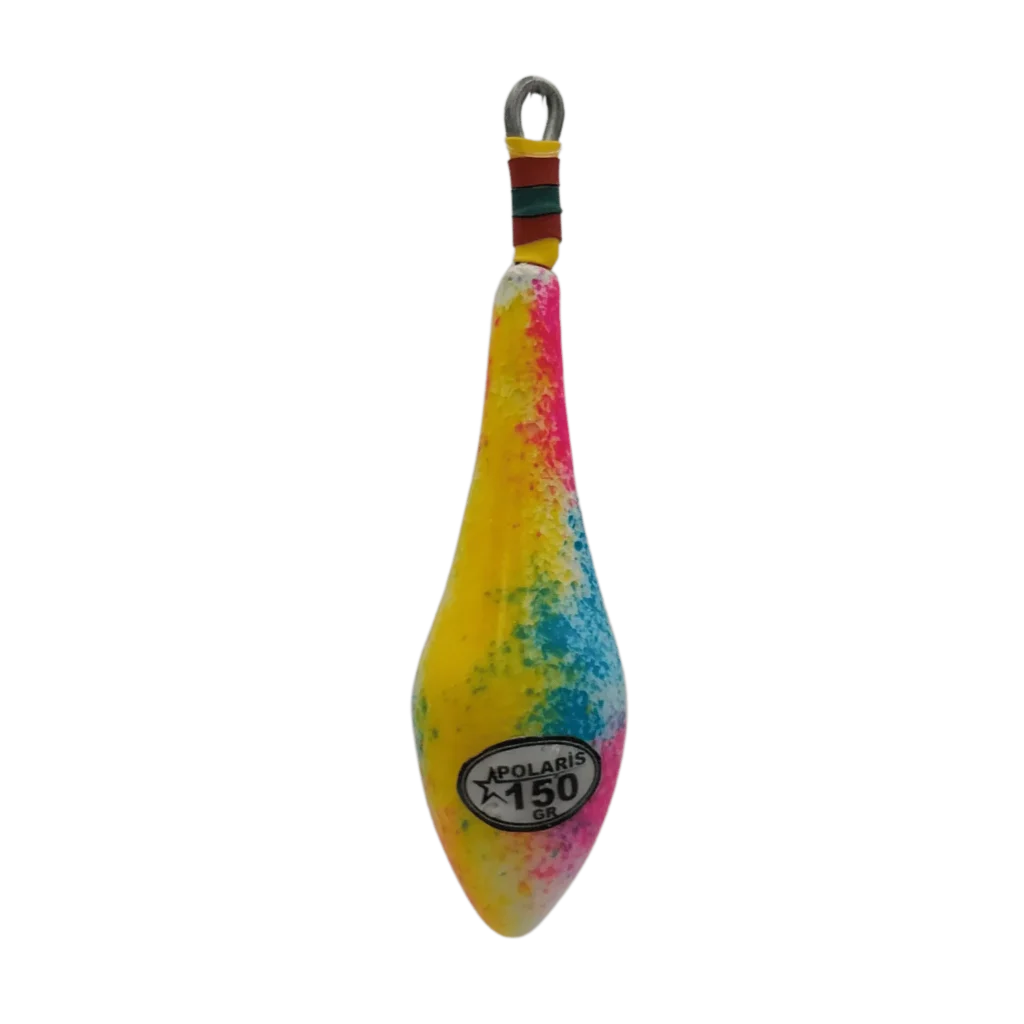 150 gr polaris klasik renkli surf kurşun, balıkçılar için en iyi performanslı ürün.