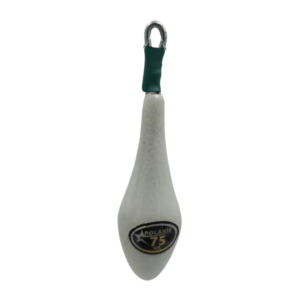 75 gr Polaris klasik fosforlu surf kurşun, balıkçılar için vazgeçilmez ürün.