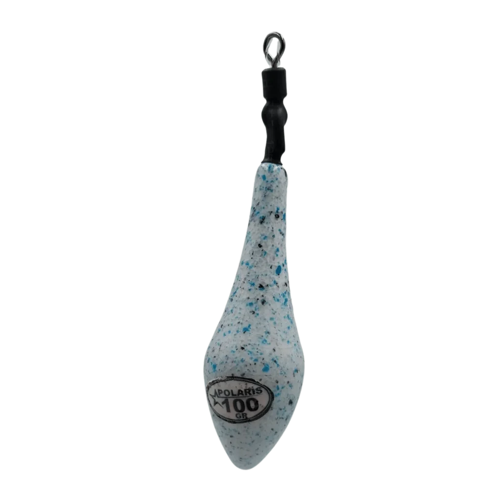 100 gr Polaris klasik fırdöndülü renkli surf kurşun uzun menzilli atışlar için balıkçılara alternatiftir.