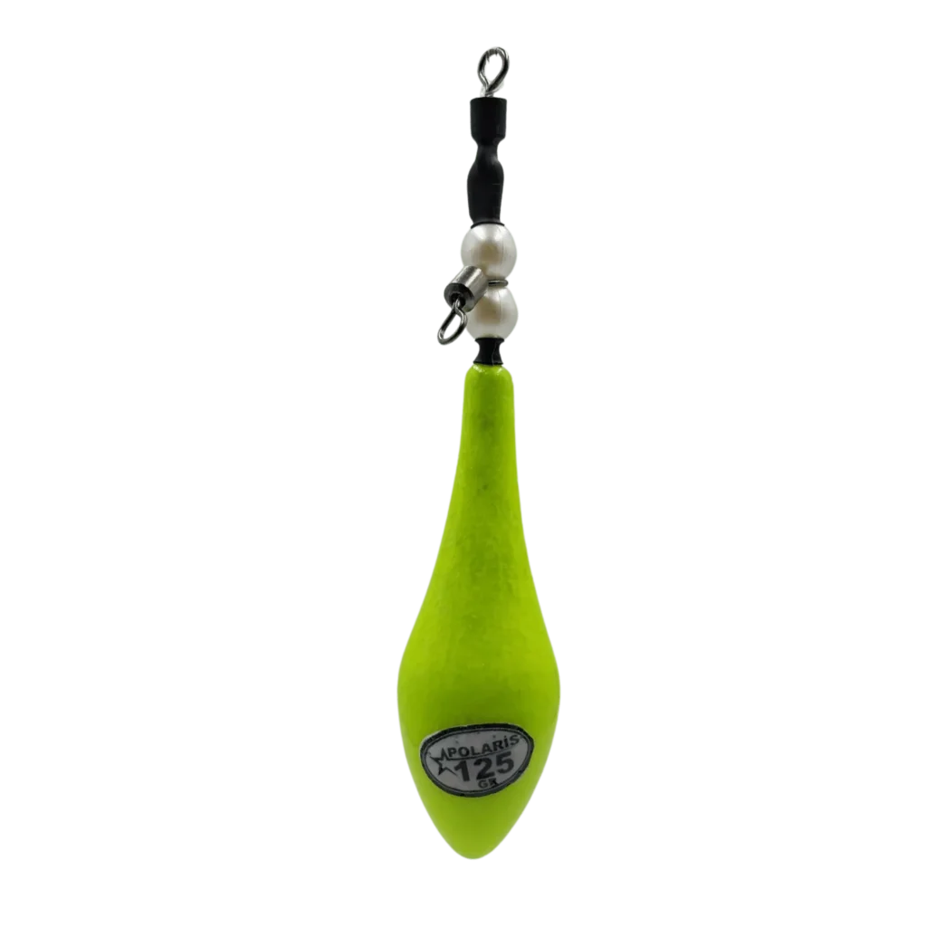 125 gr Polaris fırdöndülü renkli aparatlı surf kurşun uzun menzilli atışlar için balıkçılara alternatiftir.