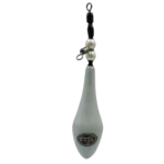 125 gr Polaris klasik fırdöndülü fosforlu aparatlı surf kurşun, balıkçılık aksesuarı