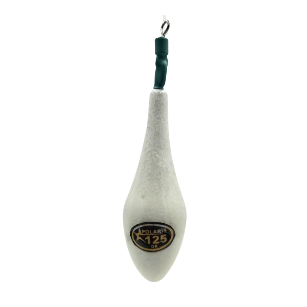 125 gr polaris klasik fırdöndülü fosforlu surf kurşun balıkçıların özellikle gece avında kullanması için üretilmiştir.