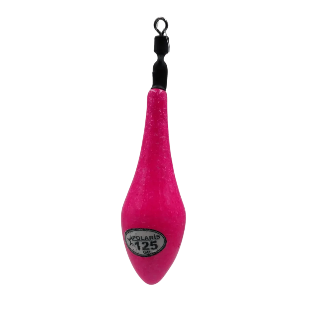 125 gr Polaris klasik fırdöndülü renkli surf kurşun uzun menzilli atışlar için balıkçılara alternatiftir.