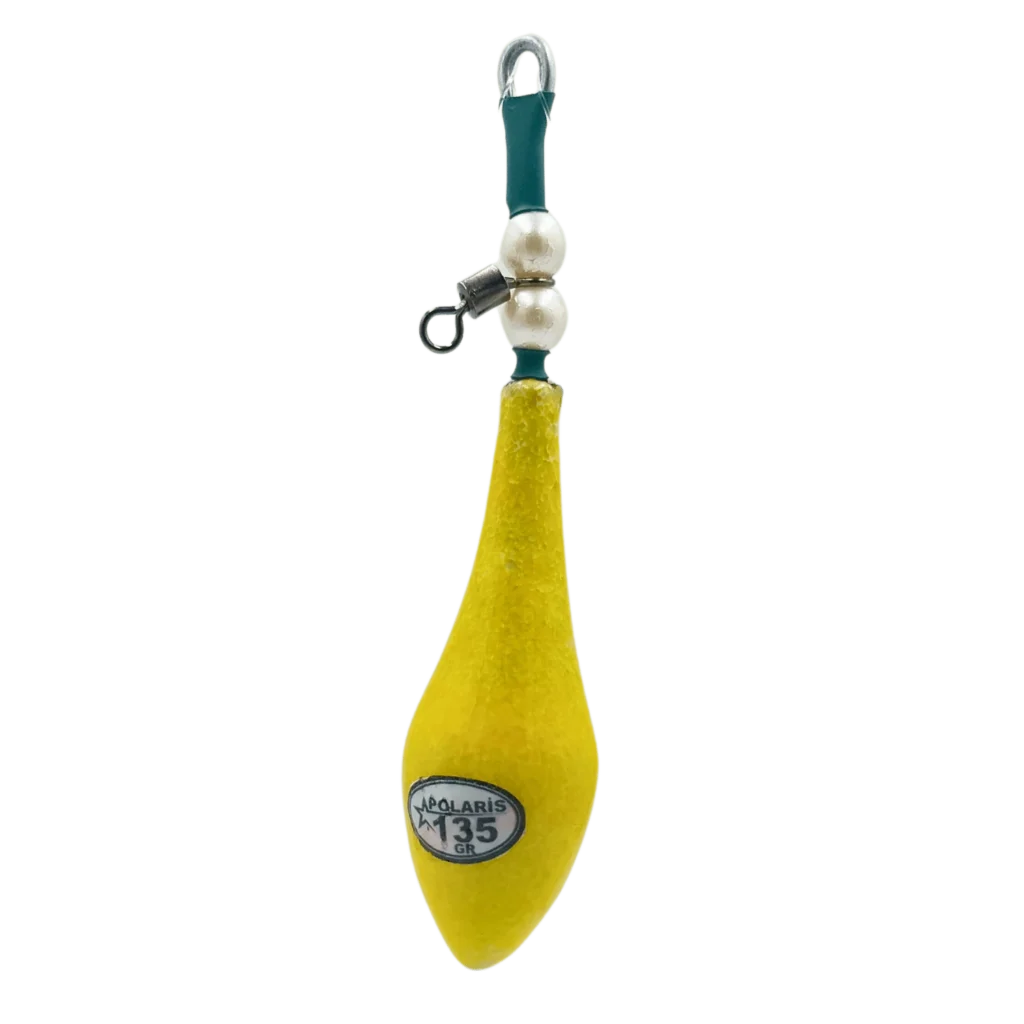 135 gr Polaris klasik renkli aparatlı surf kurşun uzun menzilli atışlar için balıkçılara alternatiftir. Balıkçılığı üst seviyeye taşı!