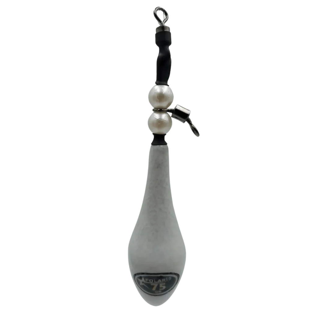 75 gr Polaris klasik fırdöndülü fosforlu aparatlı surf kurşun, balıkçılık aksesuarı