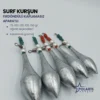 polaris kurşun fırdöndülü kaplamasız aparatlı surf kurşunları ile balıkçılara profesyonelliği hissettirir.