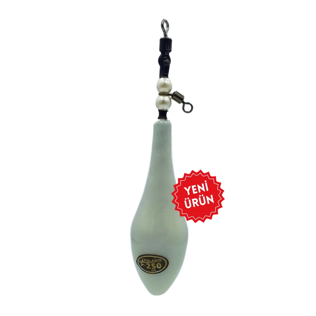 250 gr polaris fırdöndülü fosforlu aparatlı surf kurşun balıkçıların deneyimini arttırır, balık avını kolaylaştırır.
