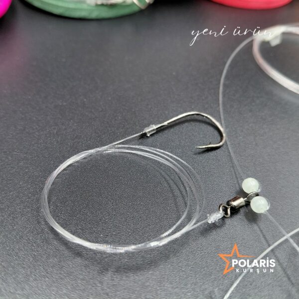 Pater Noster 2 İğneli Surf Casting Takımı (100 Gr. Polaris Surf Kurşunlu)