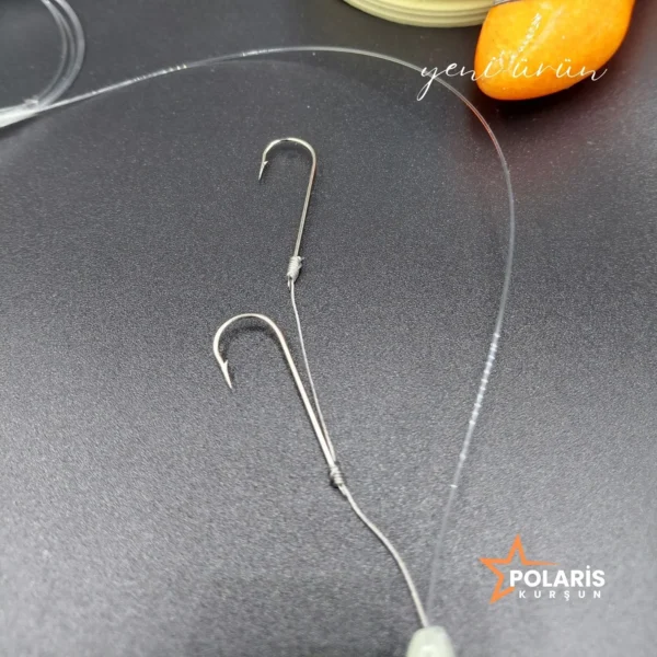 polaris-cinekop-olta-takimi Polaris Çelik Telli Yemli Çinekop Takımı (135 Gr. Polaris Surf Kurşunlu)