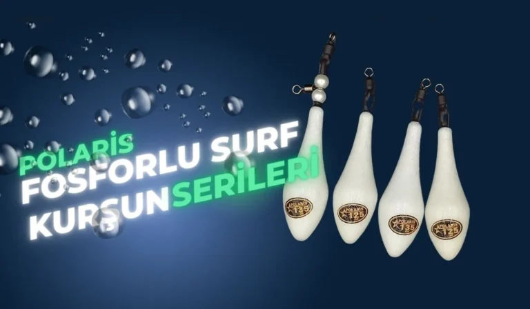 Polaris Fırdöndülü Fosforlu Aparatlı Surf Kurşun