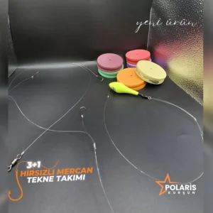 Polaris 3+1 Tekne Takımı - Kurşunsuz - Hırsızlı Mercan Takımı